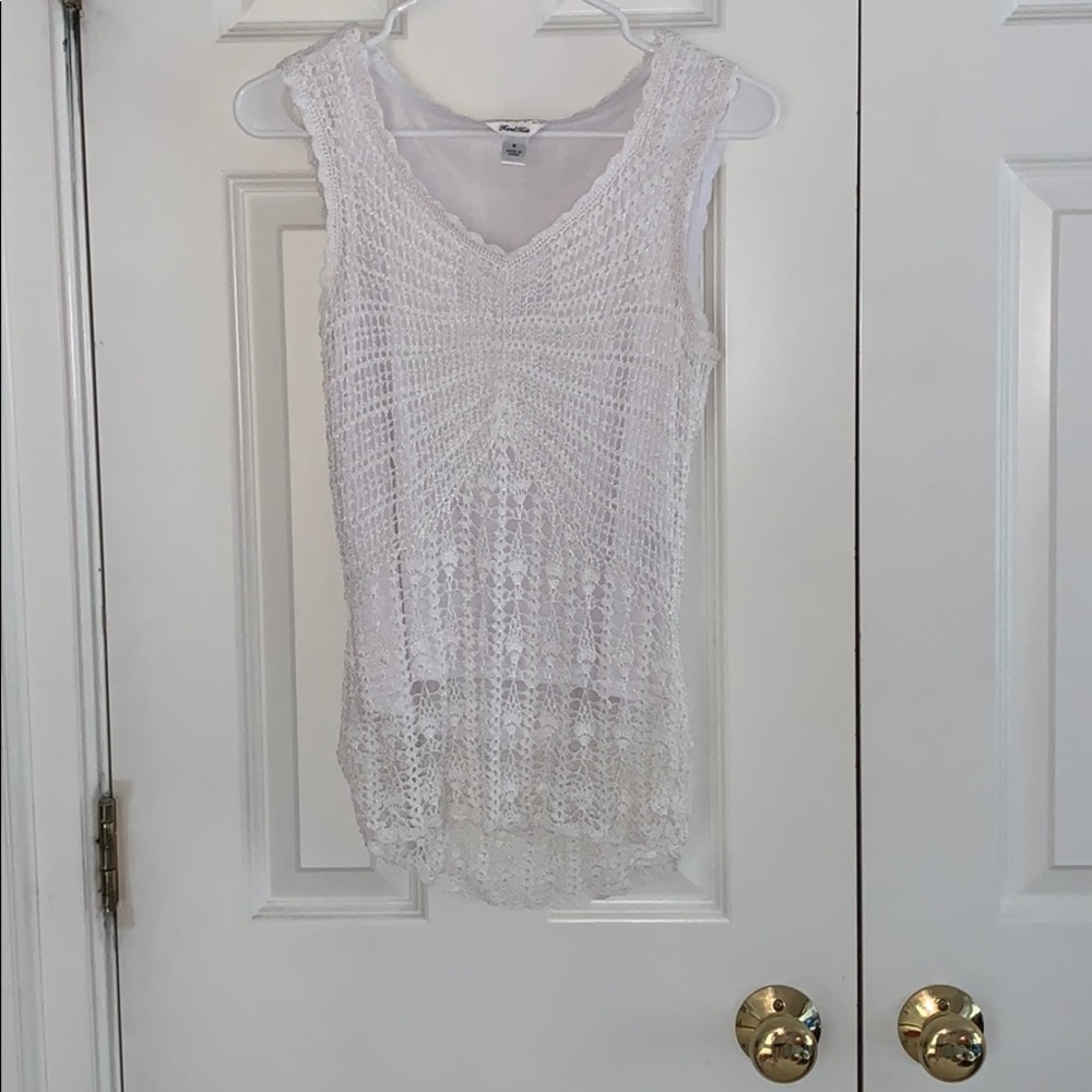 White tank top